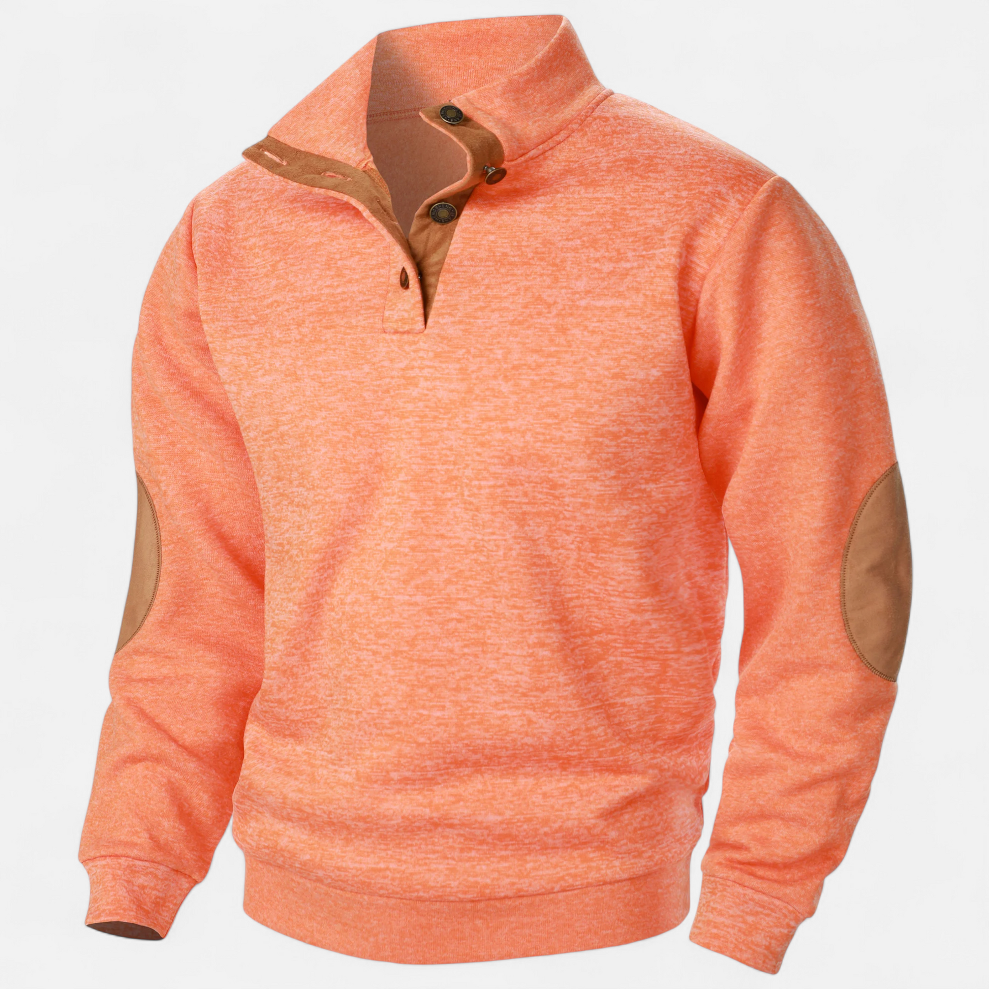 Dorevelle Men’s Knitted Sweater with Stand Collar – Elegant Heritage Style for Timeless Comfort