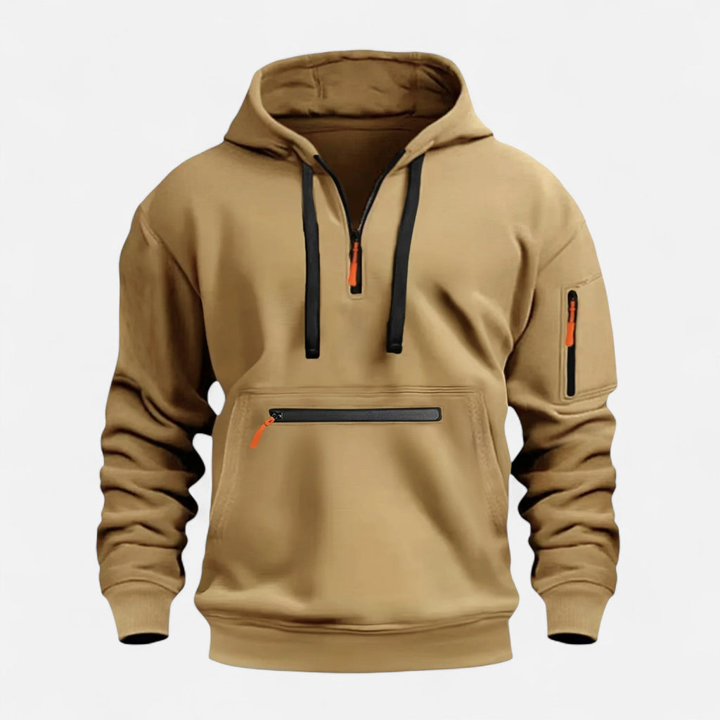 Dorevelle Herren Kapuzenpullover – Heritage ZIP Sweater für stilvolle Gemütlichkeit