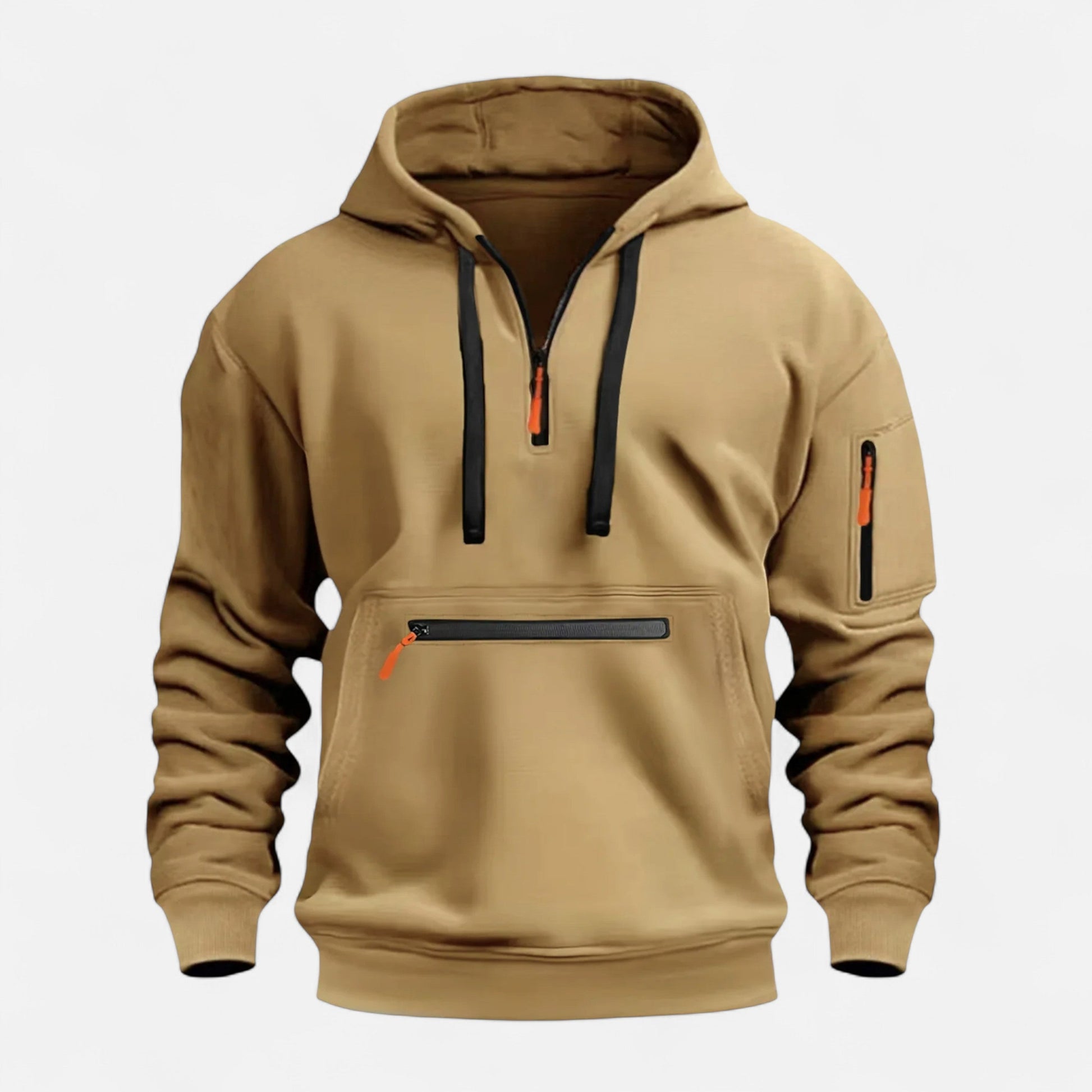 Dorevelle Herren Kapuzenpullover – Heritage ZIP Sweater für stilvolle Gemütlichkeit