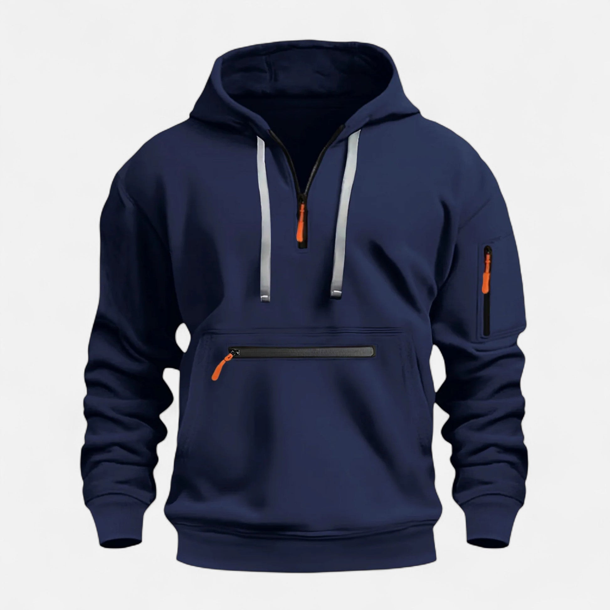 Dorevelle Herren Kapuzenpullover – Heritage ZIP Sweater für stilvolle Gemütlichkeit