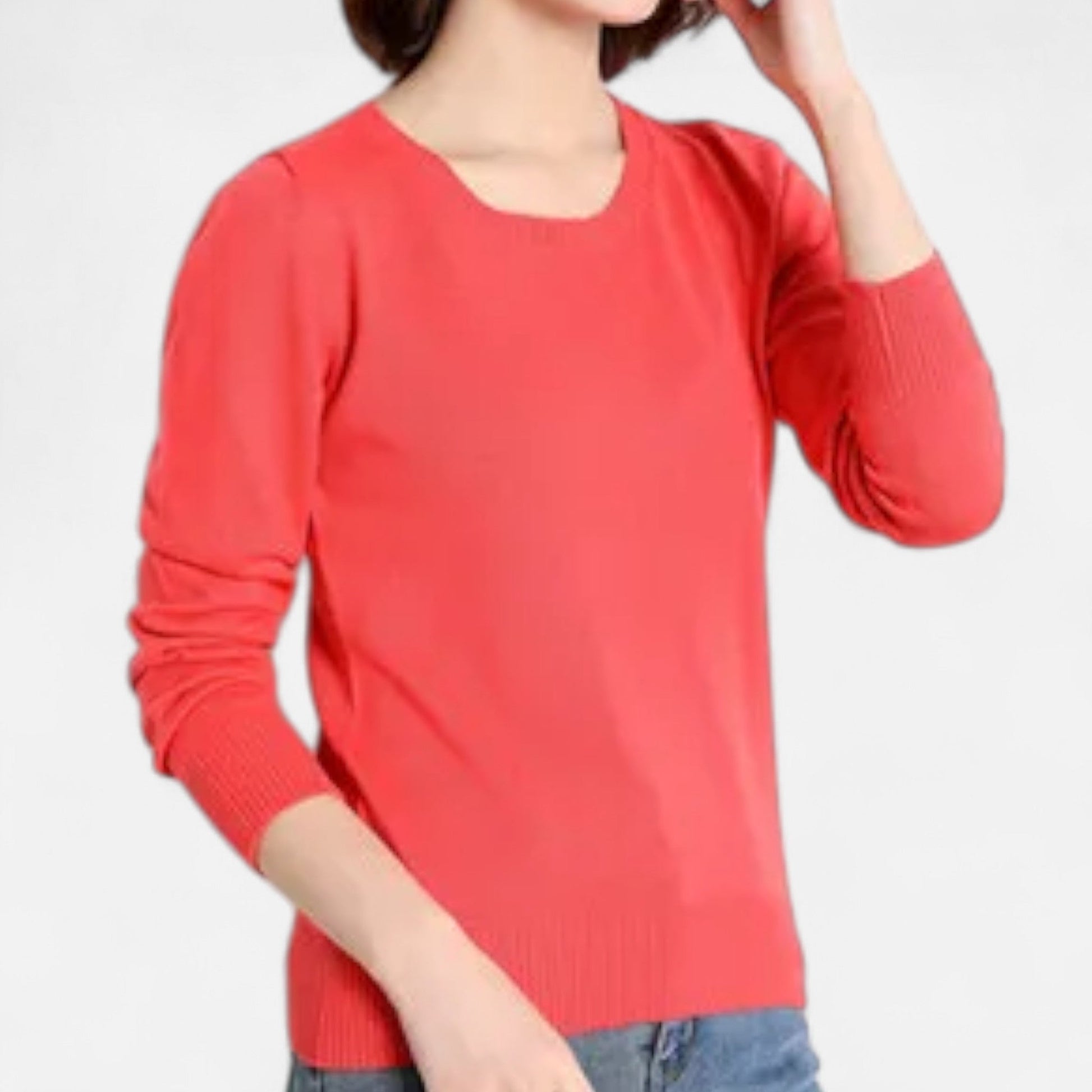 Dorevelle | Damen Merino-Wollpullover – Zeitlose O-Ausschnitt Eleganz