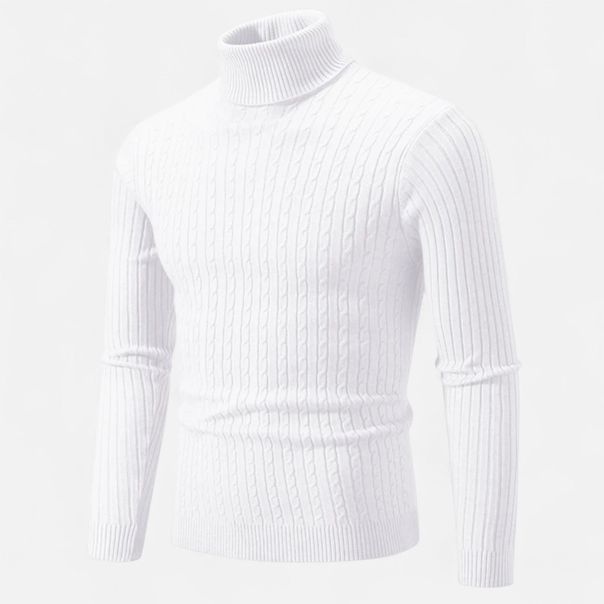 Dorevelle | Men’s Luxurious Wool Turtleneck – Stylish High-Neck Winter Elegance