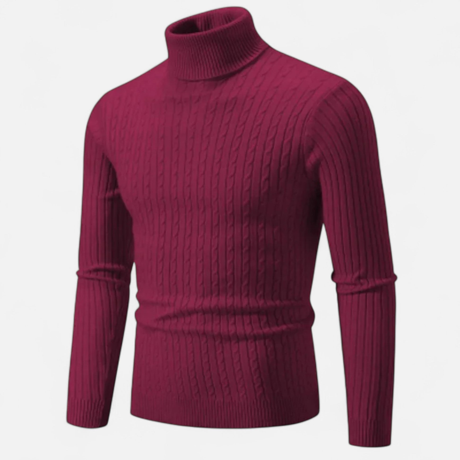 Dorevelle | Men’s Luxurious Wool Turtleneck – Stylish High-Neck Winter Elegance