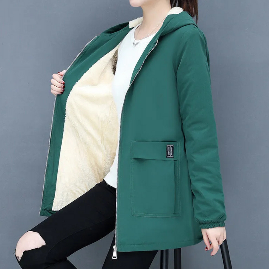 Kaleia – Comfortable and Stylish Hooded Jacket for Women