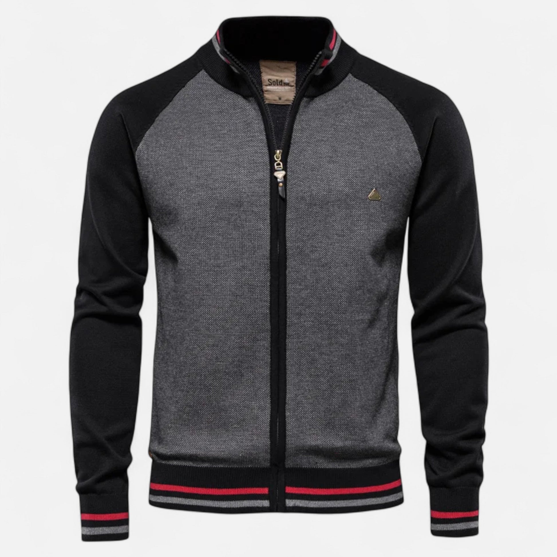 Dorevelle Herren Reißverschluss-Sweater – Hochwertiger Heritage Baumwollstrick