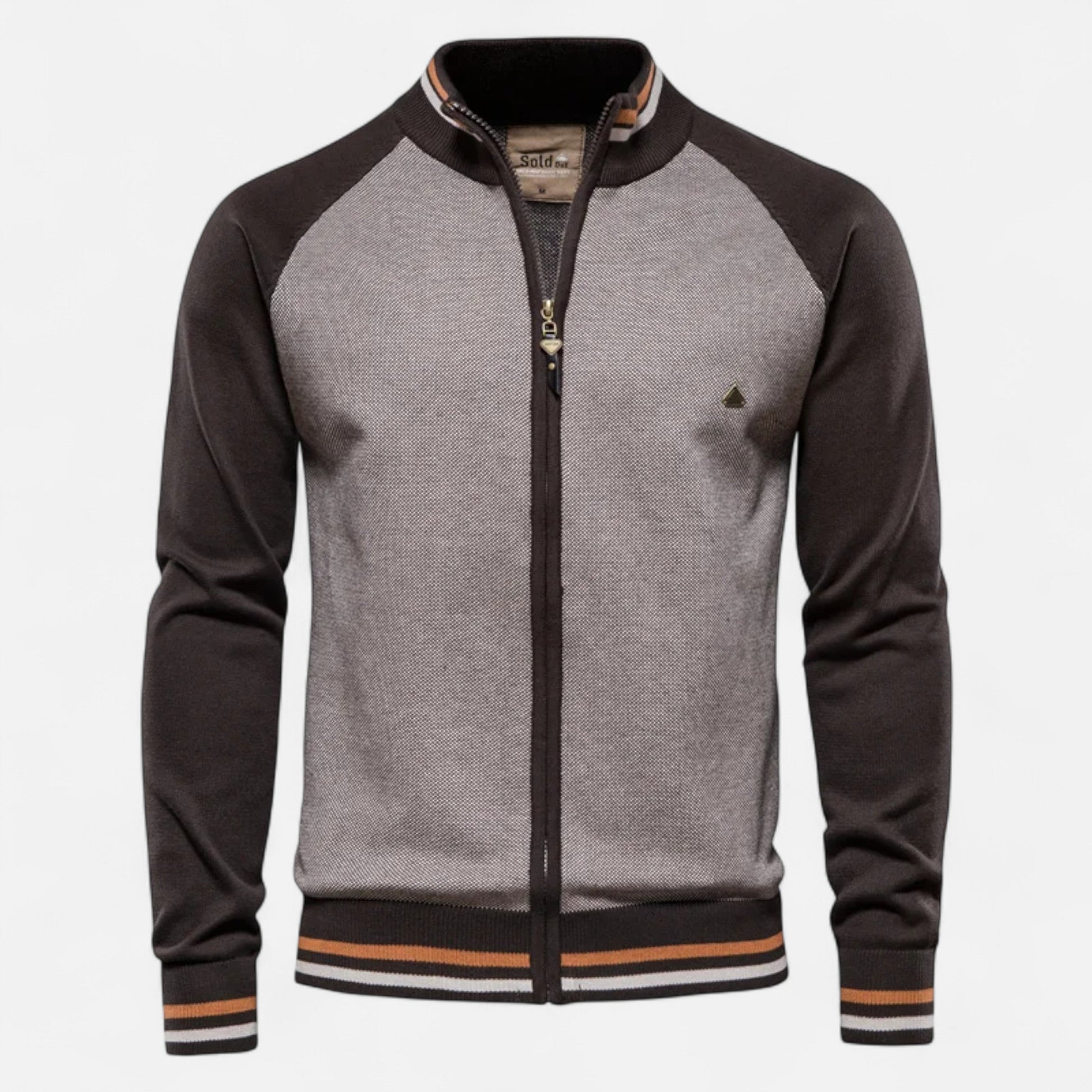 Dorevelle Herren Reißverschluss-Sweater – Hochwertiger Heritage Baumwollstrick